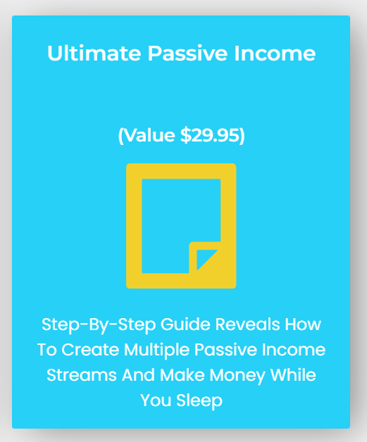 ULTIMATE PASSIVE INCOME VALUE $29.95